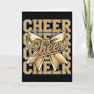 Cheer Funny Cheerleader Coquette Cheerleading Outf Card