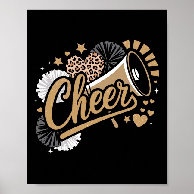 Cheer Funny Cheerleader  Poster (Front)