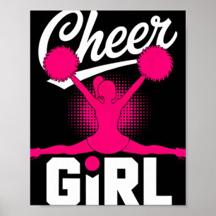 Cheer Girl Cheerleading Cheerleader Poster