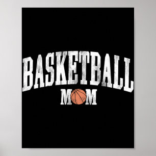 Cheer Go! Basketball Mum Game Day Funny Sports Bas Poster