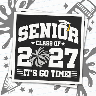 Cheer Graduation Quote Year Senior Class of 2027 Napkin