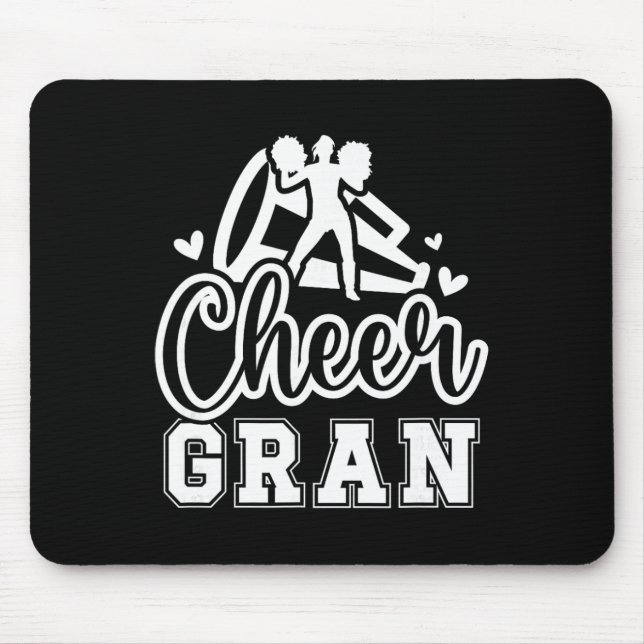 Cheer Gran Grandma Gran Of A Cheerleader Gran  Mouse Pad (Front)