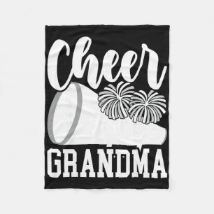 Cheer Grandma Cheerleading Grandma Cheerleader Gra Fleece Blanket
