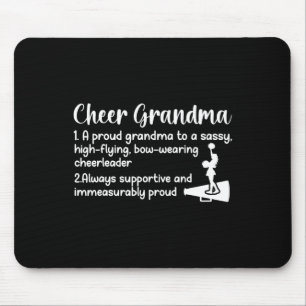 Cheer Grandma Definition Grandma Of A Cheerleader Mouse Pad