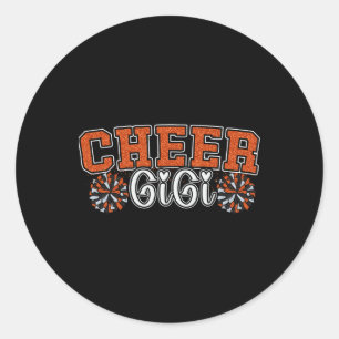 Cheer Grandma My Favourite Cheerleader Calls Me Gi Classic Round Sticker