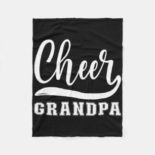 Cheer Grandpa Cheerleading Grandpa Of A Cheerleade Fleece Blanket