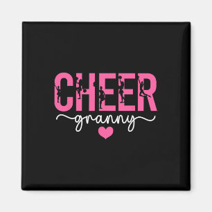 Cheer Granny Cheerleading Granny Of A Cheerleader  Magnet