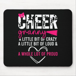 Cheer Granny Proud Grandma Granny Of A Cheerleader Mouse Pad