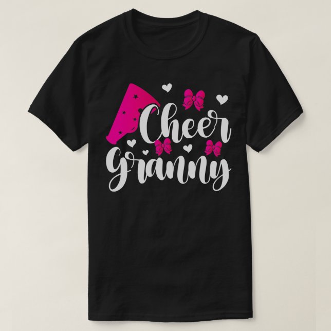 Cheer Granny Proud Grandma Granny Of A Cheerleader T-Shirt (Design Front)