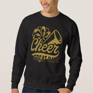 Cheer Great Uncle Biggest Fan Cheerleader Father's Sweatshirt