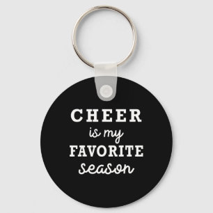 Cheer Is My Favorite Season Cheerleading Competiti Key Ring
