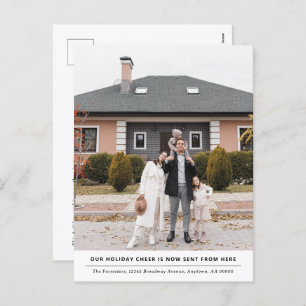 Cheer is Now From Here Holiday Moving Announcement