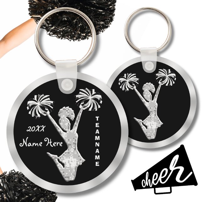 Cheer Keychains PERSONALIZED Your Text and Colours (Creator Uploaded)