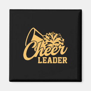 Cheer Leader Girl Women Cheerleader Cheerleading Magnet