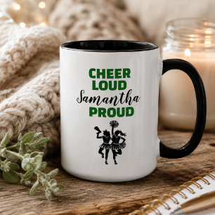 Cheer Loud Cheer Proud Personalised Mug