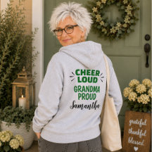 Cheer Loud Personalised Grandma Cheer Sweatshirt