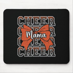 Cheer Mama Mum Bow Sport Cheerleader Cheerleading Mouse Pad