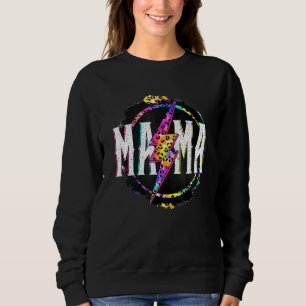 Cheer Mama Tie Dye Cheerleader Mom Costume Sweatshirt