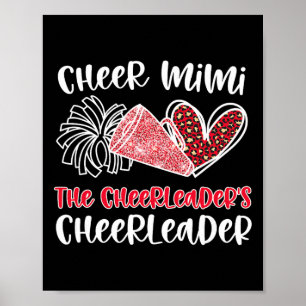 Cheer Mimi Cheerleader Mimi Grandma Of A Cheerlead Poster