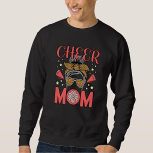 Cheer Mom Cheerleading Cheerleader Squad Coach Gra Sweatshirt