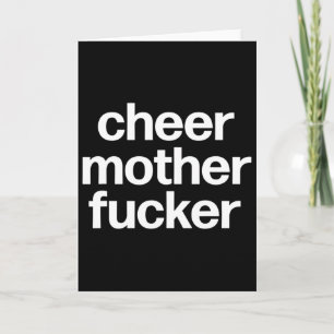 Cheer Mother Er Funny Cheerleading Competition Card