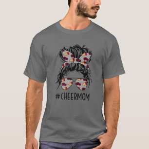Cheer Mother Mama Parents Gift Cheerleading Mum Me T-Shirt
