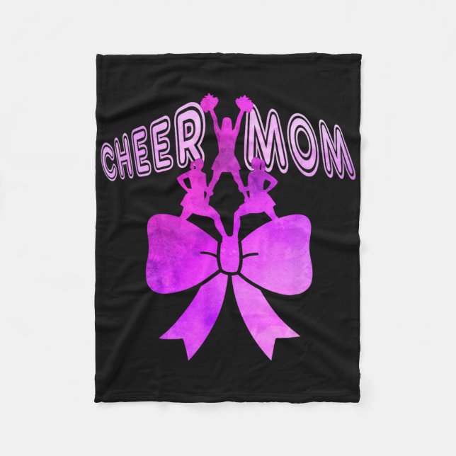 Cheer Mum Cheerleader Cheerleading  Fleece Blanket (Front)
