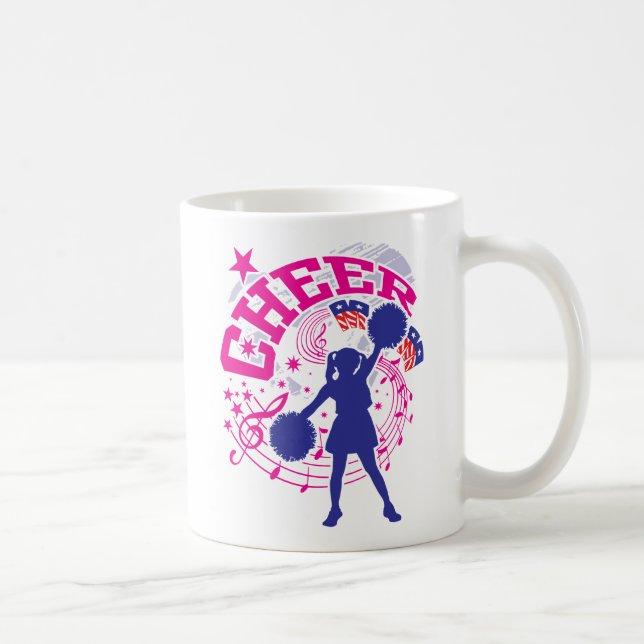 Cheer Mum, Cheerleader Coffee Mug (Right)