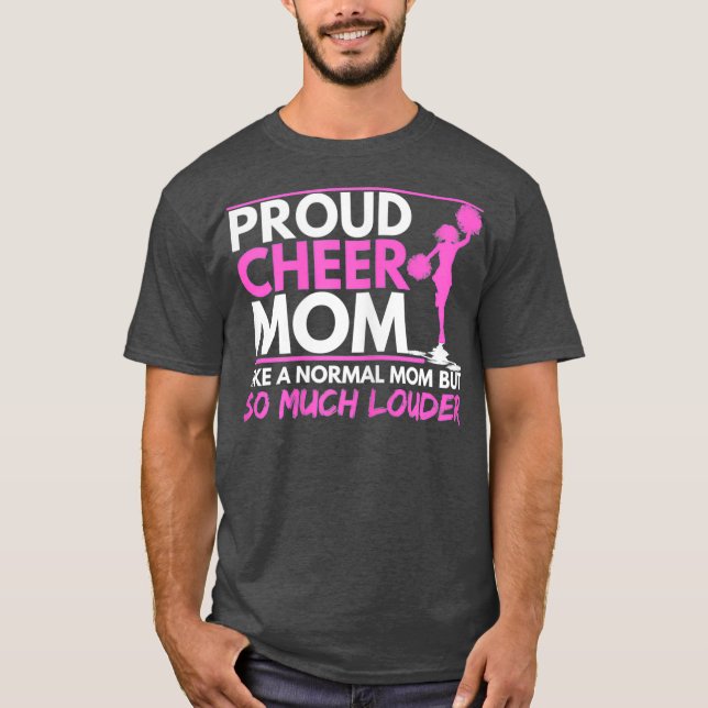 Cheer Mum  Cheerleader Mum Cheer Competition T-Shirt (Front)