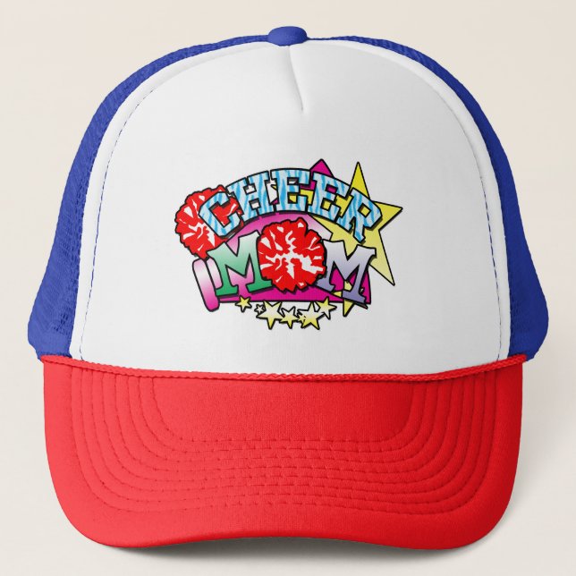 Cheer Mum, Cheerleader Trucker Hat (Front)