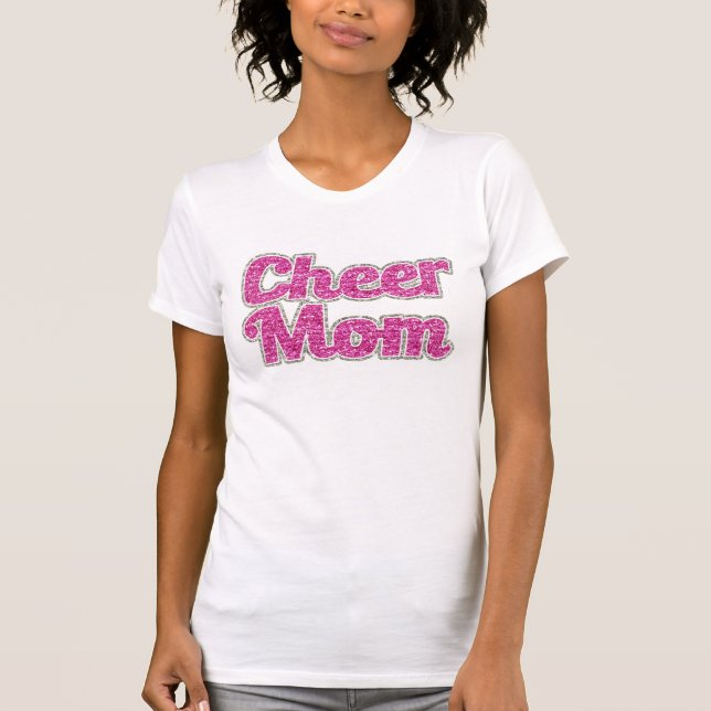 Cheer Mum Glitter Women's shirt (Front)