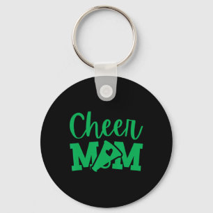 Cheer Mum Green Cheerleading  Key Ring