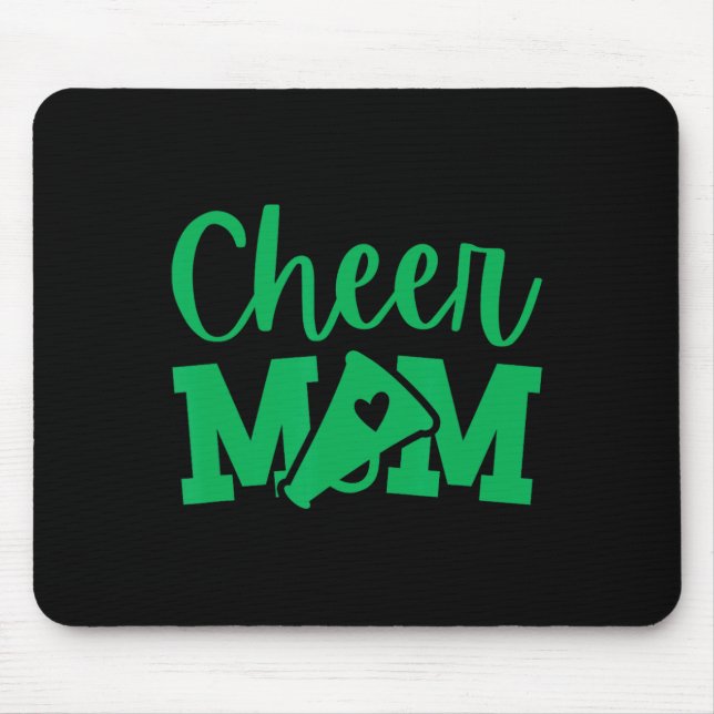 Cheer Mum Green Cheerleading  Mouse Pad (Front)