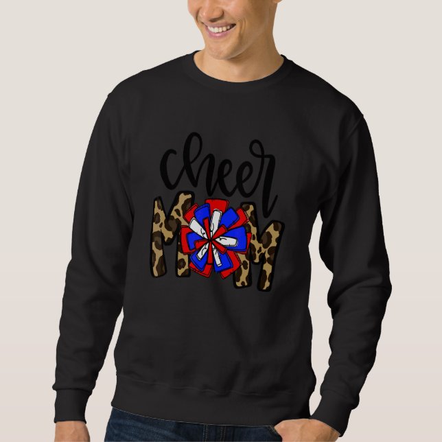 Cheer Mum Leopard Sweatshirt (Front)