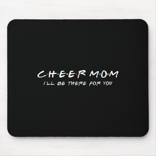 Cheer Mum Squad Spirit Definition Quote Competitio Mouse Pad (Front)
