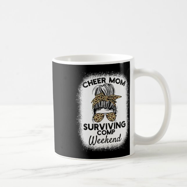 Cheer Mum Surviving Comp Weekend Cheerleading _5  Coffee Mug (Right)