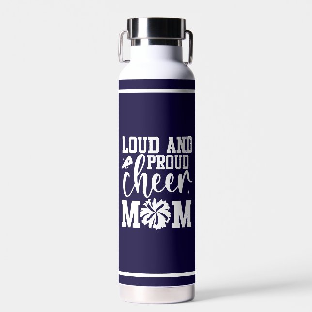 Cheer Mum Water Bottle (Front)