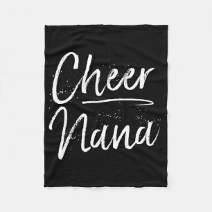Cheer Nana Cute Cheerleading Grandmother Gift Gift Fleece Blanket