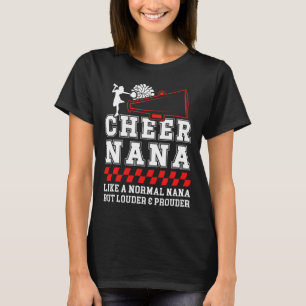 Cheer Nana Definition Cheerleading Nana Cheerleade T-Shirt