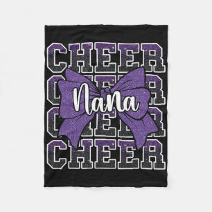 Cheer Nana My Favourite Cheerleader Calls Me Nana  Fleece Blanket