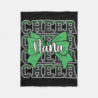 Cheer Nana My Favourite Cheerleader Calls Me Nana Fleece Blanket