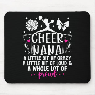 Cheer Nana Proud Grandma Nana Of A Cheerleader Nan Mouse Pad