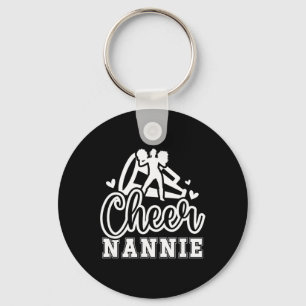 Cheer Nannie Grandma Nannie Of A Cheerleader Nanni Key Ring