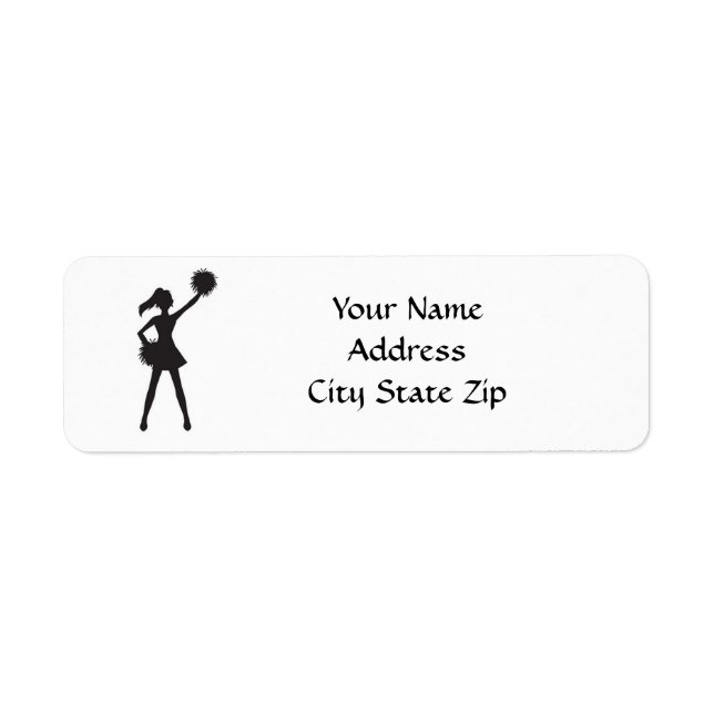 **CHEER OR CHEERLEADER** ADDRESS LABEL (Front)