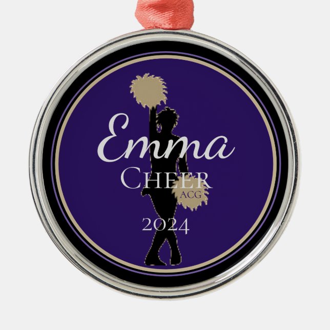Cheer Ornament Cheerleader (Front)