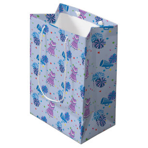 Cheer Pompoms and Confetti Medium Gift Bag