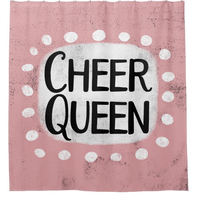 Cheer Queen Shower Curtain (Front)