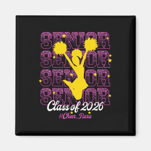 Cheer Rara Cl Of 2026 Senior Graduation Party Gift Magnet