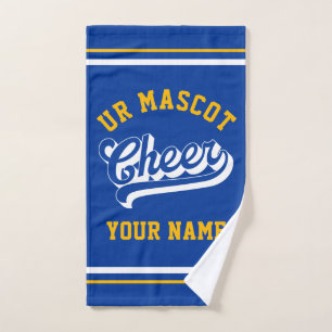 Cheer Script, Custom Name, Cheer Team Personalised Hand Towel