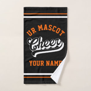 Cheer Script, Custom Name, Cheer Team Personalised Hand Towel